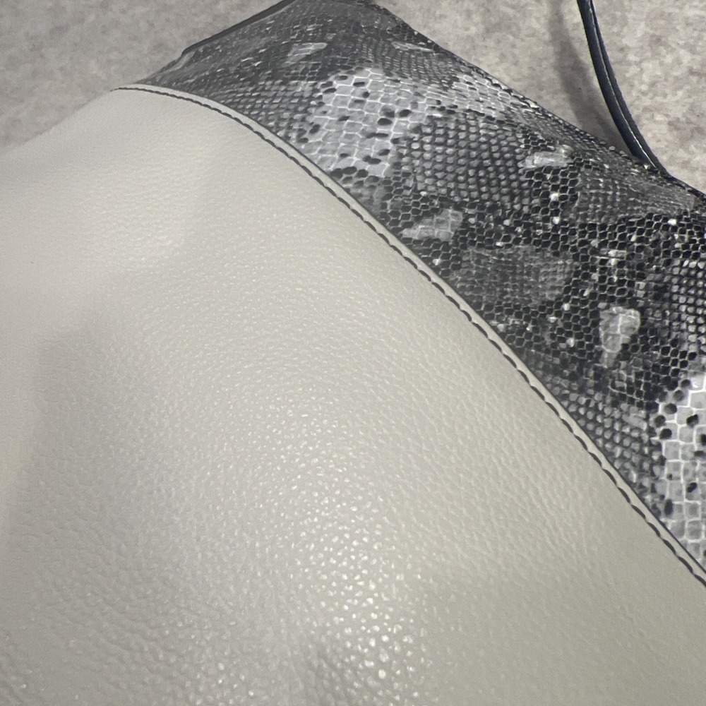 Fossil Amelia Python White Leather Crossbody Handbag SHB2303874 NWT $168 MSRP - Picture 2 of 11